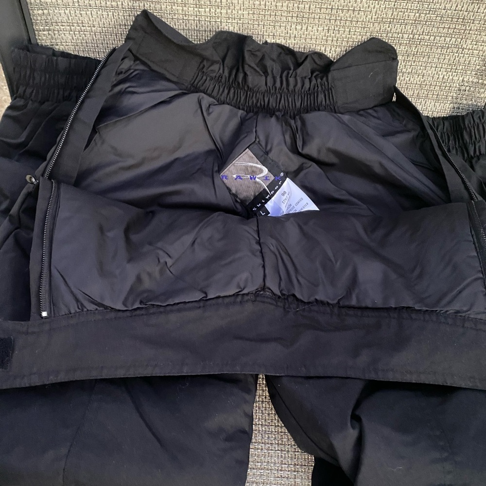 Rawik Skiwear Youth Black Insulated Zippered Pockets Jogger Ski Pants Size L - Picture 9 of 15